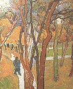 Vincent Van Gogh The Walk:Falling Leaves (nn04) France oil painting reproduction
